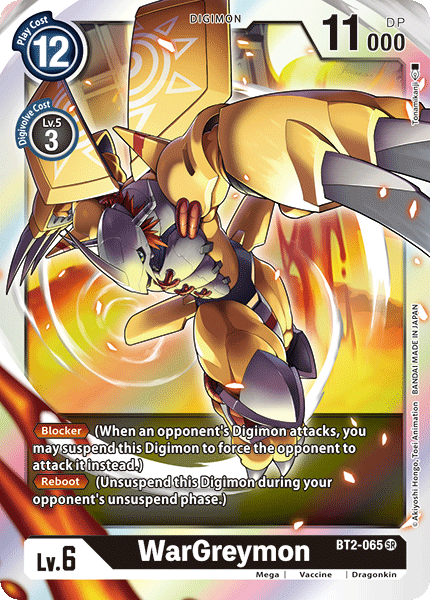 WarGreymon BT2-065-Kantocards