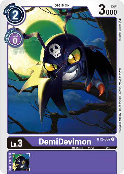 DemiDevimon BT2-067-Kantocards