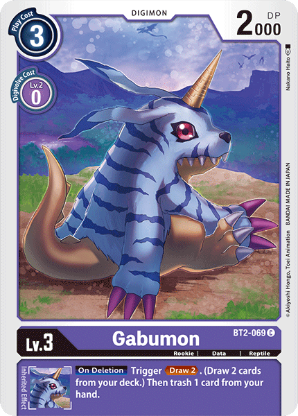 Gabumon BT2-069-Kantocards
