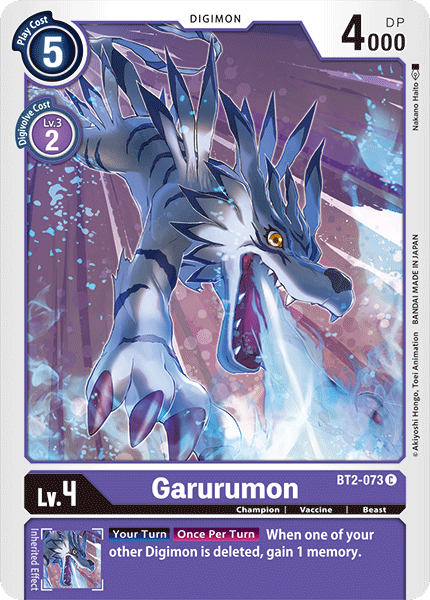 Garurumon BT2-073-Kantocards