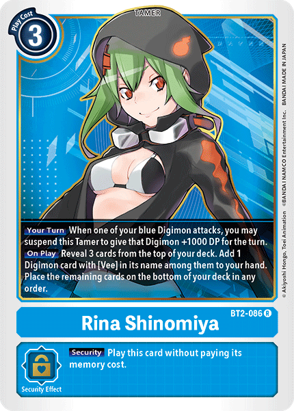 Rina Shinomiya BT2-086-Kantocards