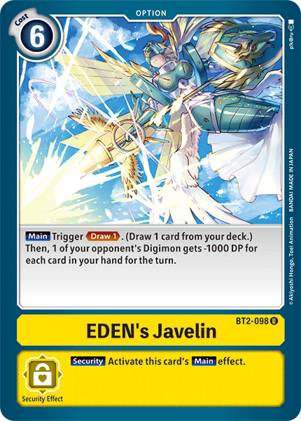 EDEN's Javelin BT2-098-Kantocards