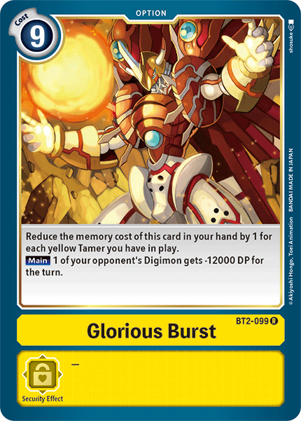 Glorious Burst BT2-099-Kantocards