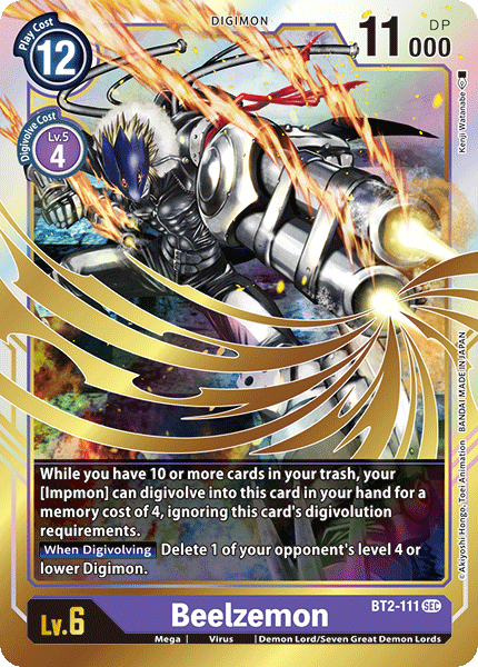 Beelzemon BT2-111-Kantocards
