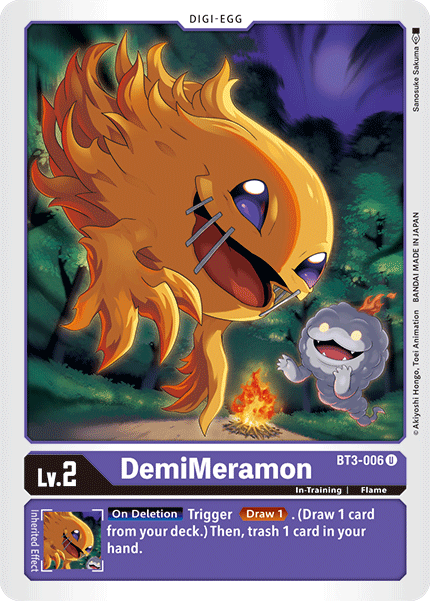 DemiMeramon BT3-006-Kantocards
