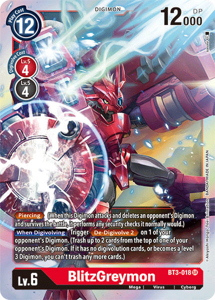BlitzGreymon BT3-018-Kantocards