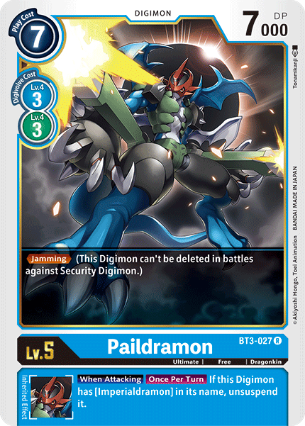 Paildramon BT3-027-Kantocards