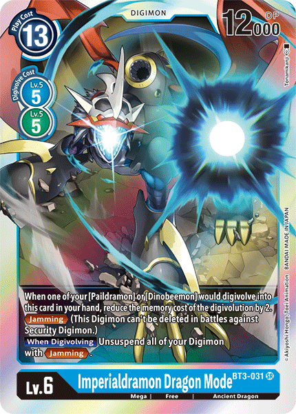 Imperialdramon Dragon Mode BT3-031-Kantocards
