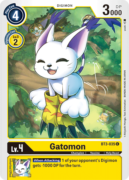Gatomon BT3-035-Kantocards