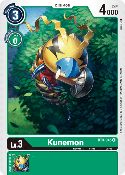 Kunemon BT3-045-Kantocards
