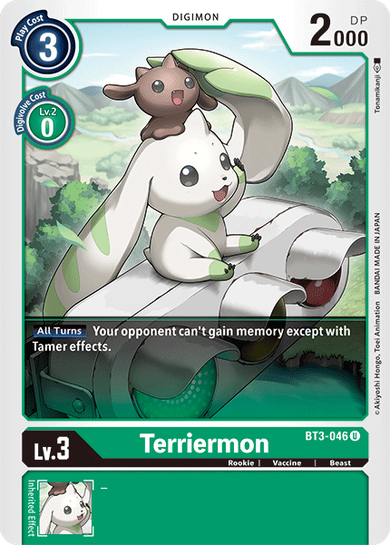Terriermon BT3-046-Kantocards
