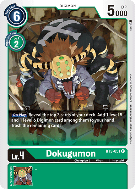 Dokugumon BT3-051-Kantocards