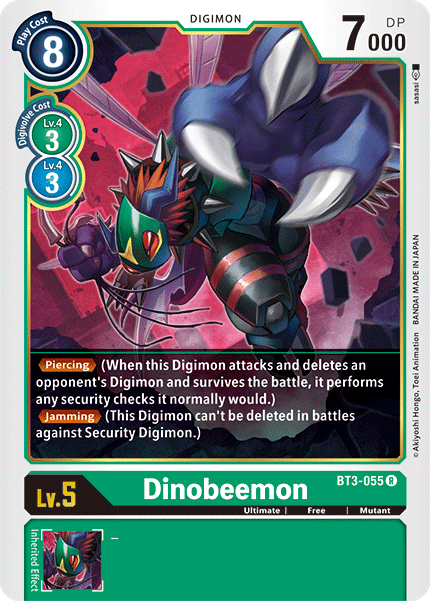 Dinobeemon BT3-055-Kantocards