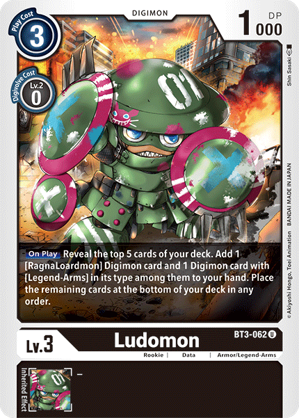 Ludomon BT3-062-Kantocards