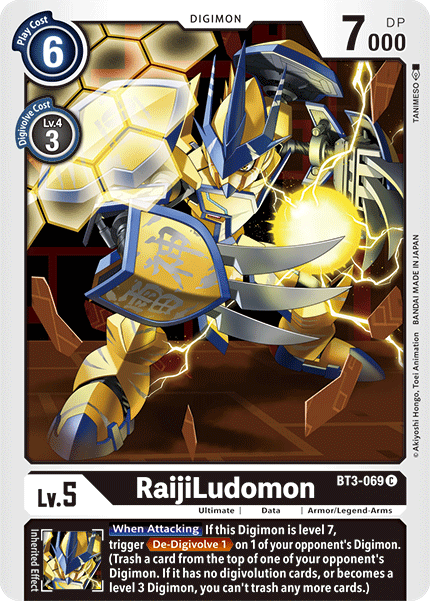 RaijiLudomon BT3-069-Kantocards