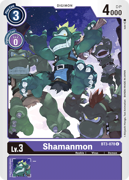 Shamanmon BT3-078-Kantocards