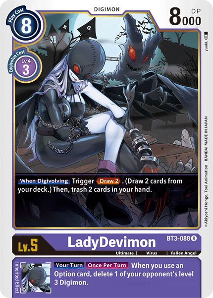 LadyDevimon BT3-088-Kantocards