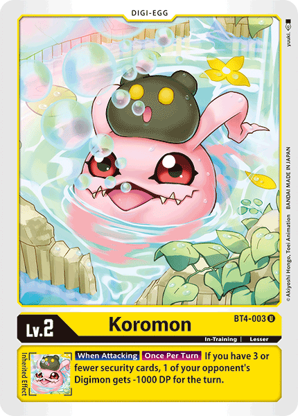 Koromon BT4-003-Kantocards