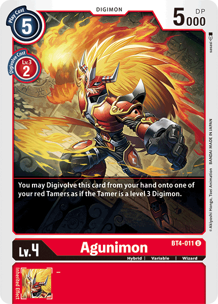 Agunimon BT4-011-Kantocards