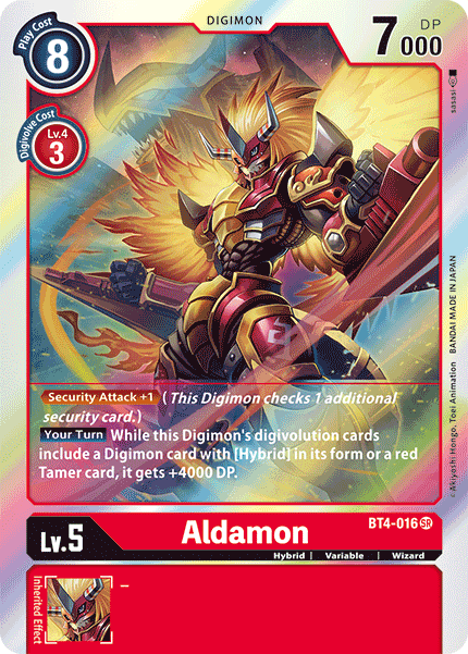 Aldamon BT4-016-Kantocards