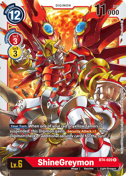 ShineGreymon BT4-020-Kantocards