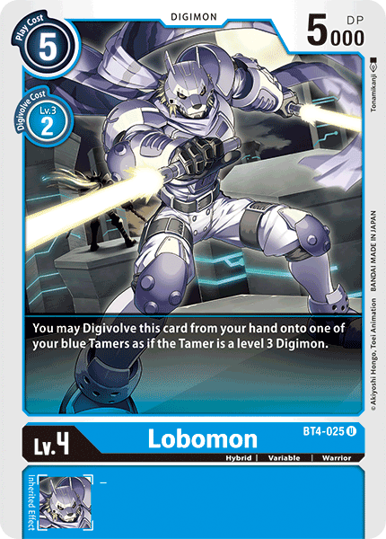Lobomon BT4-025-Kantocards