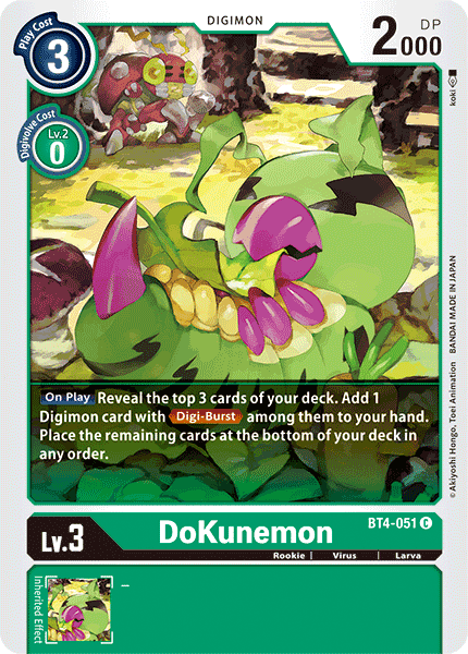 DoKunemon BT4-051-Kantocards