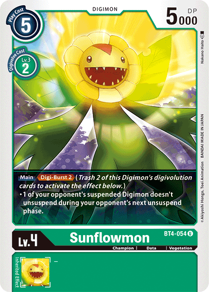 Sunflowmon BT4-054-Kantocards