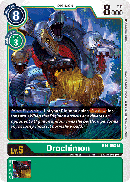 Orochimon BT4-058-Kantocards