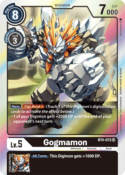 Gogmamon BT4-072-Kantocards