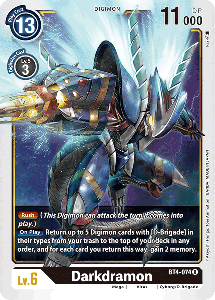 Darkdramon BT4-074-Kantocards