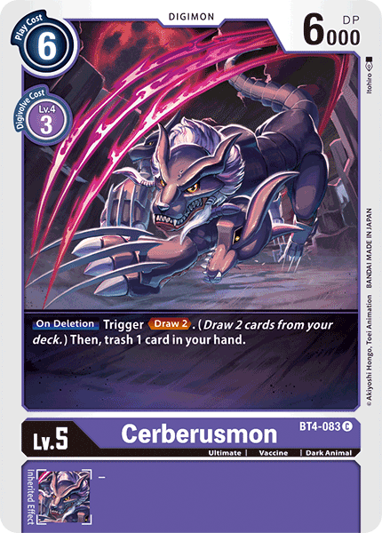 Cerberusmon BT4-083-Kantocards