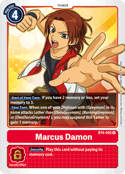 Marcus Damon BT4-092-Kantocards