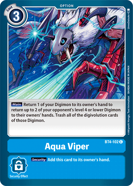 Aqua Viper BT4-102-Kantocards