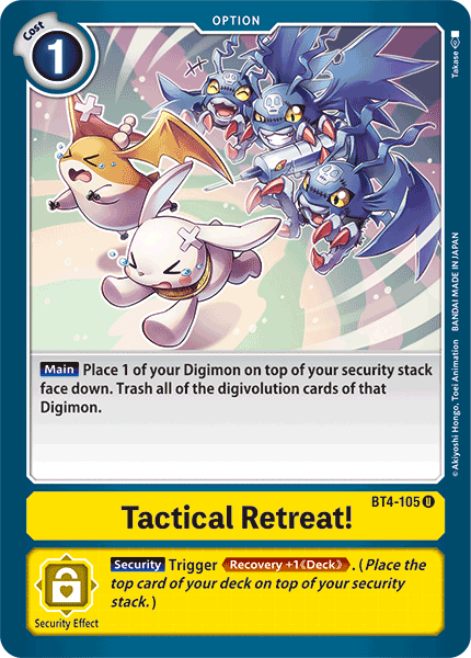 Tactical Retreat! BT4-105-Kantocards