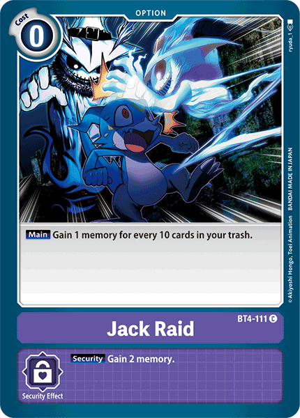 Jack Raid BT4-111-Kantocards