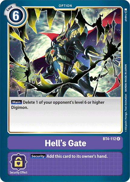 Hell's Gate BT4-112-Kantocards