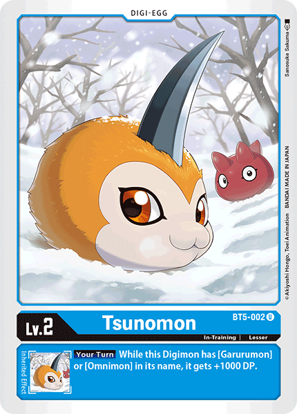 Tsunomon BT5-002-Kantocards