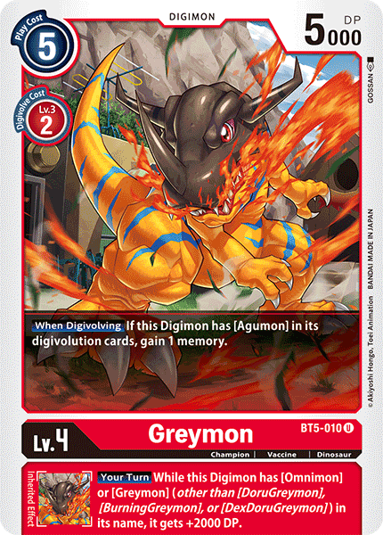 Greymon BT5-010-Kantocards