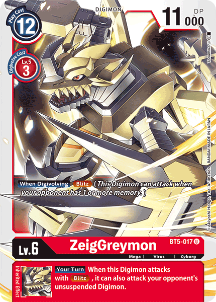 ZeigGreymon BT5-017-Kantocards