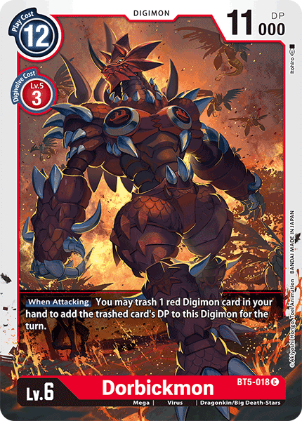 Dorbickmon BT5-018-Kantocards