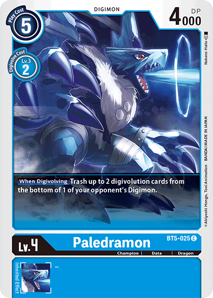Paledramon BT5-025-Kantocards