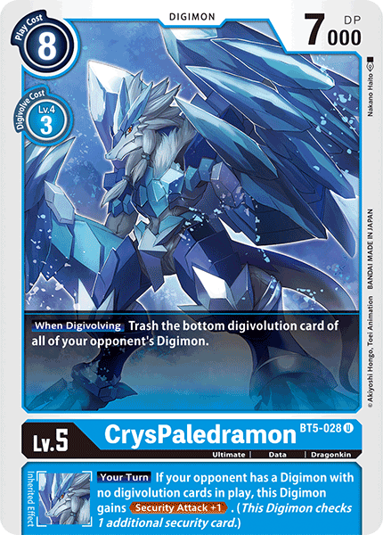 CrysPaledramon BT5-028-Kantocards