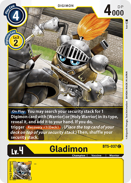 Gladimon BT5-037-Kantocards