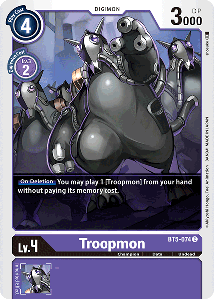 Troopmon BT5-074-Kantocards
