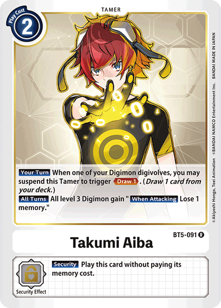 Takumi Aiba BT5-091-Kantocards