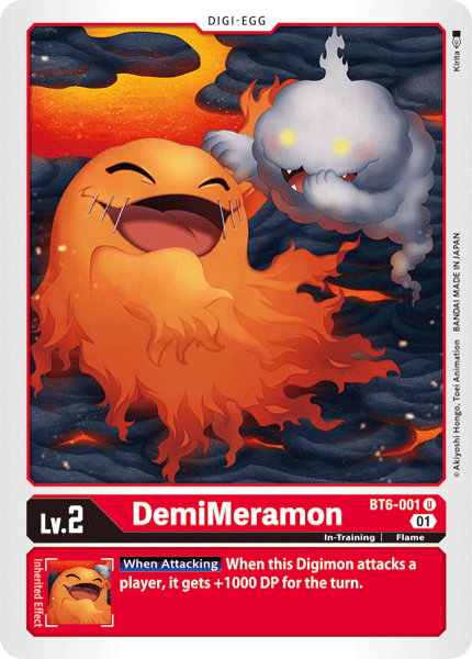 DemiMeramon BT6-001-Kantocards