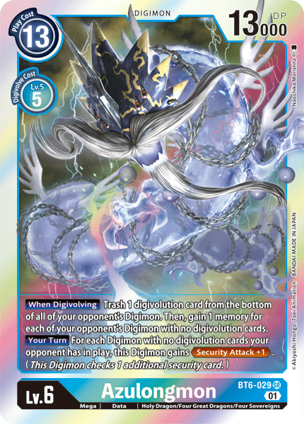 Azulongmon BT6-029-Kantocards