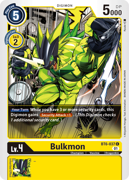 Bulkmon BT6-037-Kantocards
