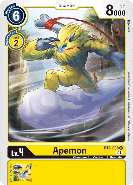 Apemon BT6-038-Kantocards